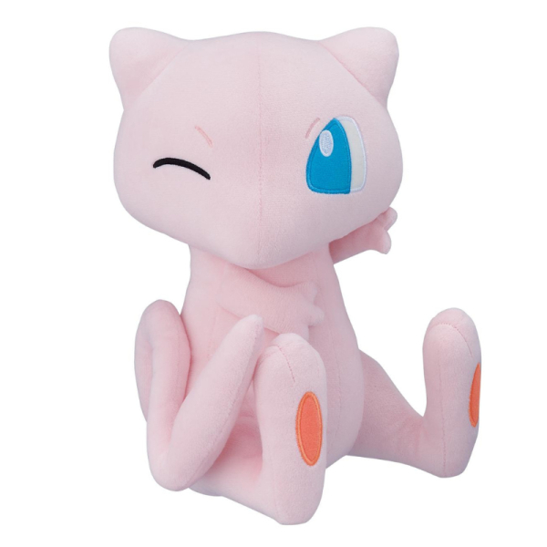 Officiële Pokemon knuffel Mew Shippo Mitemite 24cm banpresto